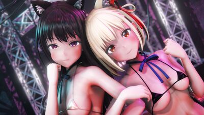 リコリス Lycoris 千束 & たきな Chisato & Takina - Sweetiex2 - Nekomimi Bikini Ver.-