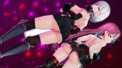 【MMD】She Wolf【Noel & Marine - She Wolf】