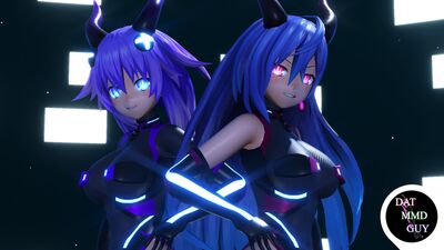 Neptune x Plutia - Naughty