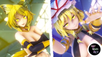 Ran Yakumo x Yukari Yakumo - Hibikase, Touhou Project