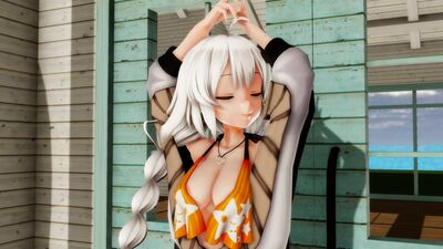 (Ray-MMD) Kizuna Akari_Unis Curious