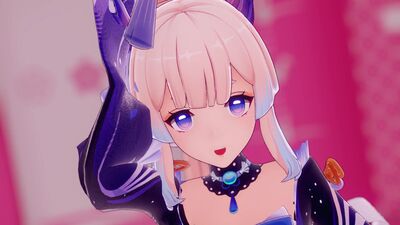 [MMD]Curious_Kokomi(genshin impact)