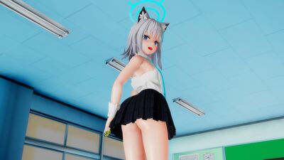 (Ray-MMD) Blue Archive Sunaookami Shiroko Circulation Love Long Version