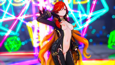 【MMD 原神】《Mavuika (マーヴィカ)》~《IVE - Baddie》