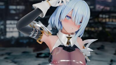 【おっぱいスケスケアーマー】ドライツェーンでLamb【Path tracing】