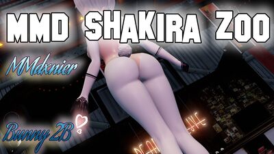 MMD Shakira Zoo with Bunny 2B