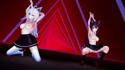 Alya and Yuki - Lip & hip