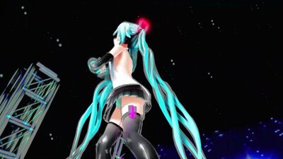 【MMD】 Sweet Devil Live - Miku strip dance