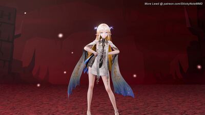 Wuthering Waves │ Cartethyia 卡提希娅  ❤ Helltaker【MMD】
