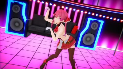 [R-18 MMD] Houshou Marine PiNK CAT Dance