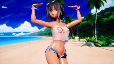 [R-18 MMD] Aika Teddy Bear Clothes Swap Dance