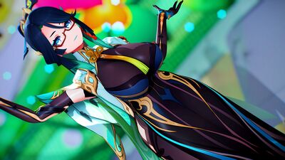 【MMD 原神】《Xianyun (閑雲)》~《極楽浄土 [Gokuraku Jodo] / GARNiDELiA》