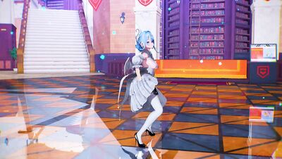 【MMD 原神】《Odette Spessiva (オデット・スペシヴァ)》~《레인보우(Rainbow) - "A"》  ◯ 動画が気に入ったら「いい