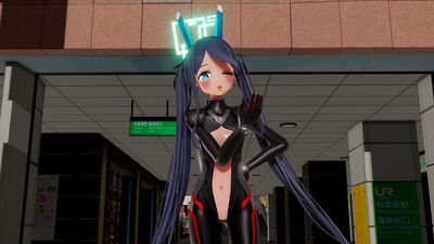 (Ray-MMD) Tendou Alice Bodysuit Blue Archive KARA Mister